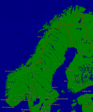 Norwegen Städte + Grenzen 1998x2400